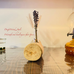 流木インテリア シンプルな流木の一輪挿し N1 7枚目の画像