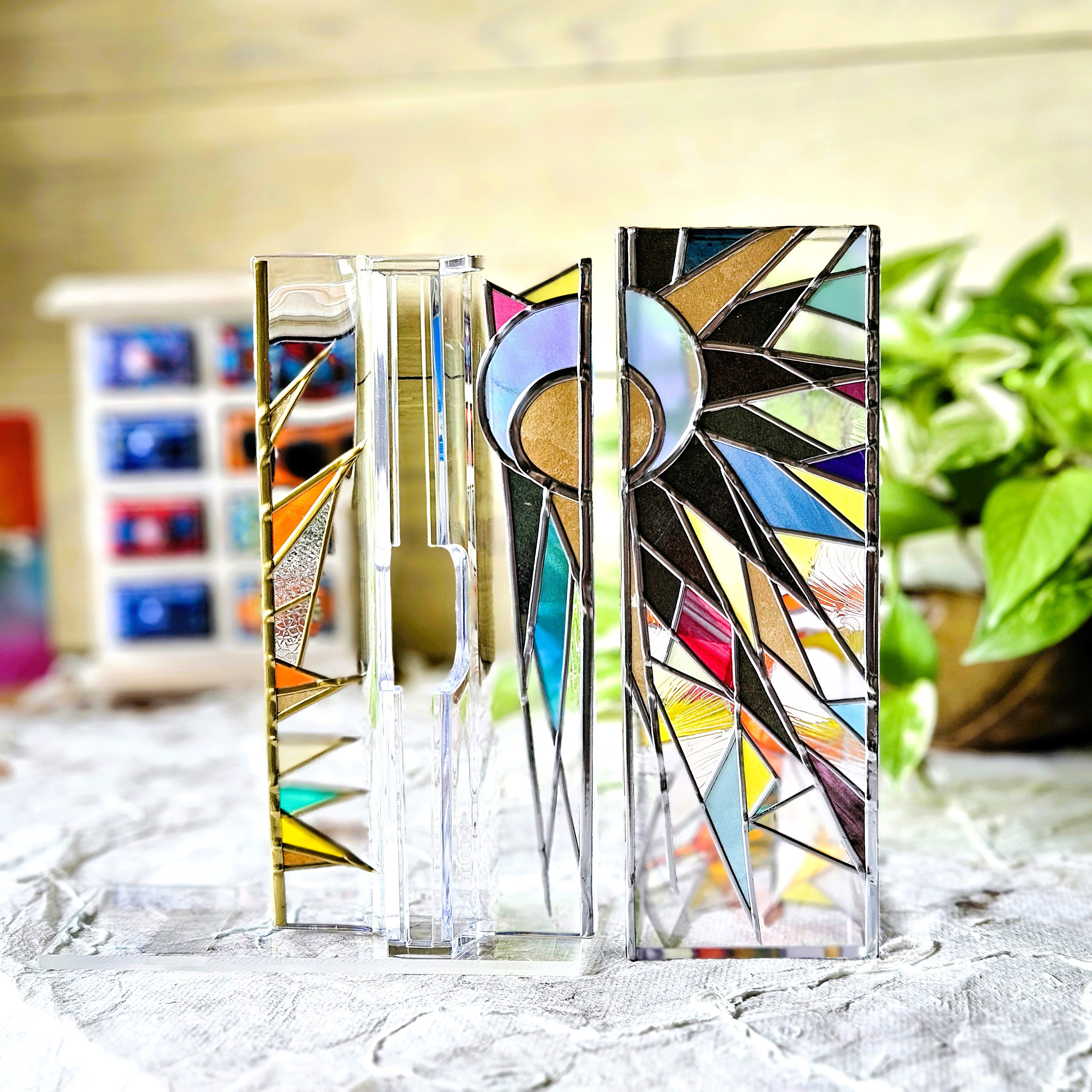 日本/京都金箔  コラボ作品『マルコポーロ ティッシュケース月と太陽』