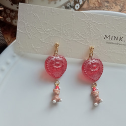 『mink．M』”ﾁｪｺﾋﾞｰｽﾞのイヤリング♡“ 1枚目の画像
