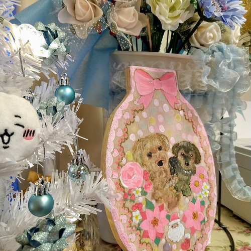 ペット似顔絵♡トールペイント♡クリスマス♡オーダー受付中