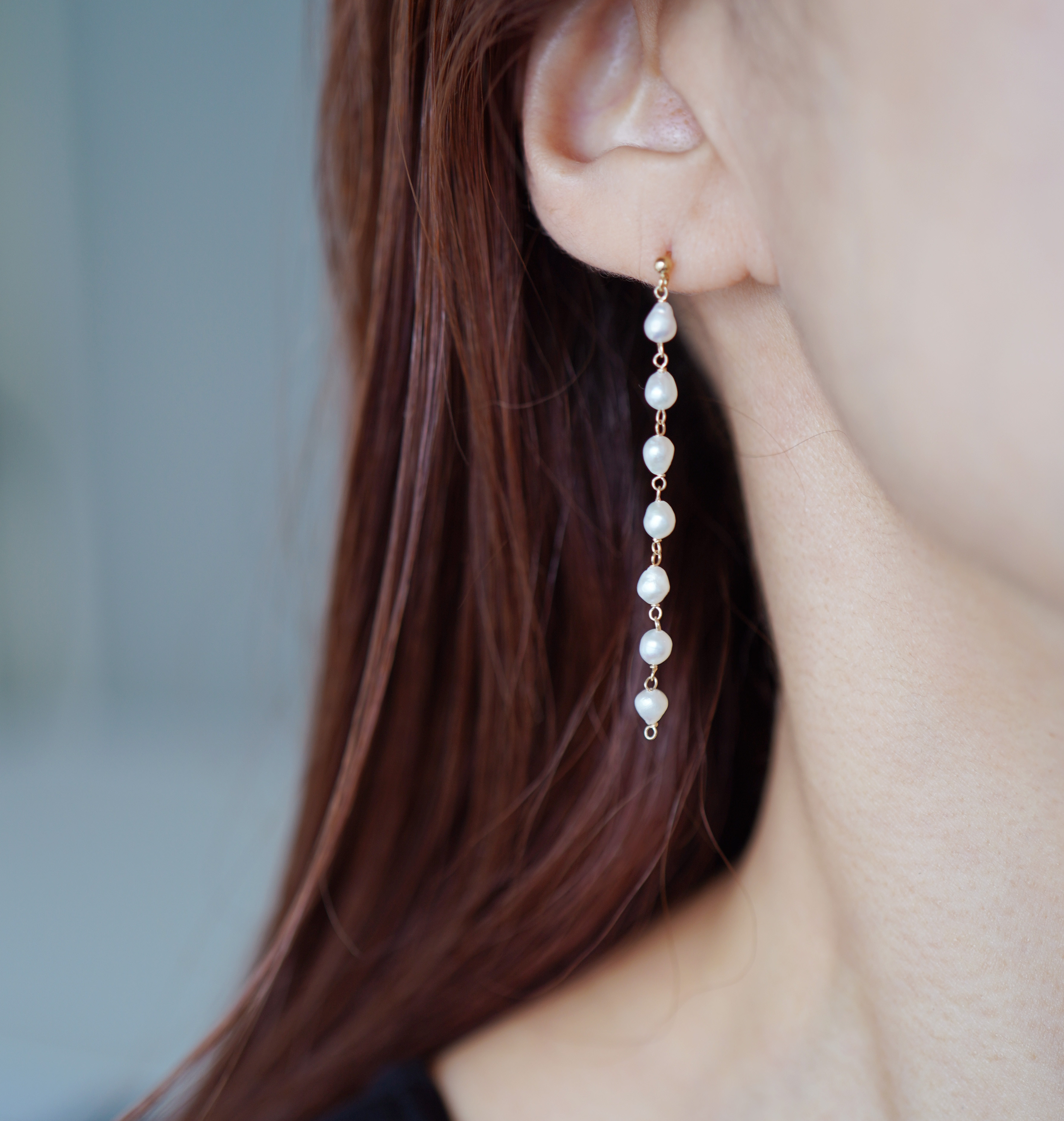 ダイヤ ptit ロングピアス ★LUCE&ME★18k