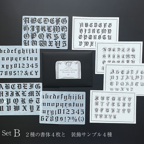 アルバム飾り　アルファベット　オーダー 受付中(^-^) アルファベットデコレーションシート メッセージカード Luteru
