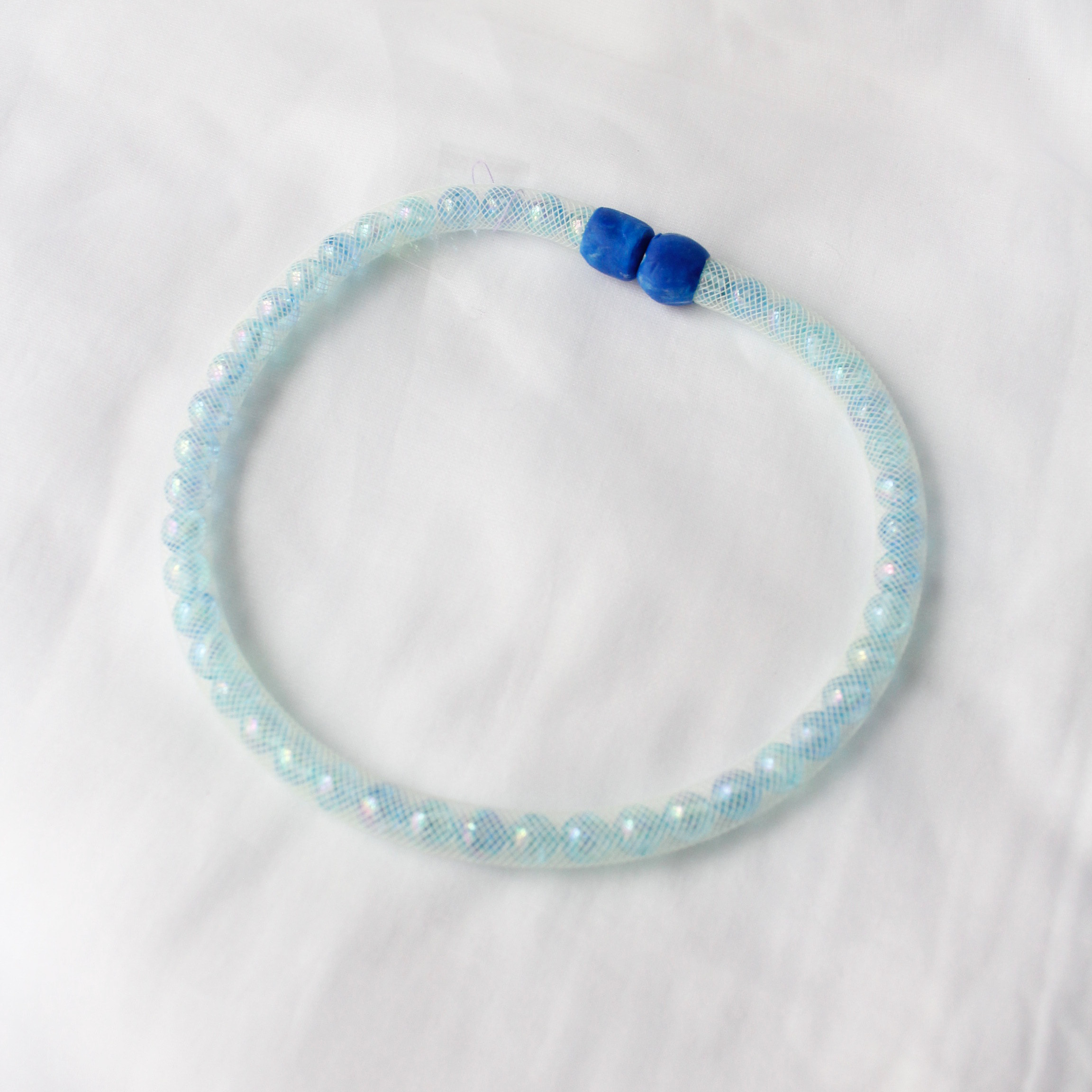 海月マグネットチョーカー 淡色　透明感　透き通る　金属アレルギーフリー　2way