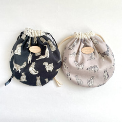 感謝価格　SALE 猫柄　巾着　おやつ入れ　小物入れ　人気　ハンドメイド 楽天市場】365CAT.ART ねこ巾着 おしゃれ かわいい 小物入れ
