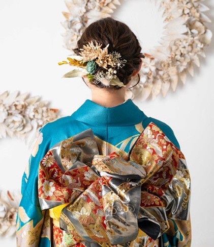 受注制作♡一緒に選べる世界でひとつのヘアドレスセット♡結婚式、成人式、前撮り♡