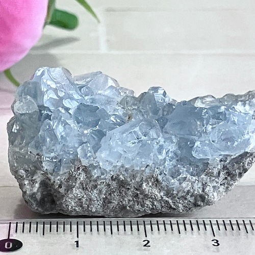 ✨希少✨【天然石】セレスタイト 天青石 クラスター 約3.8kg 特大結晶❣️ ✨希少✨【天然石】セレスタイト 天青石 クラスター 約3.8kg