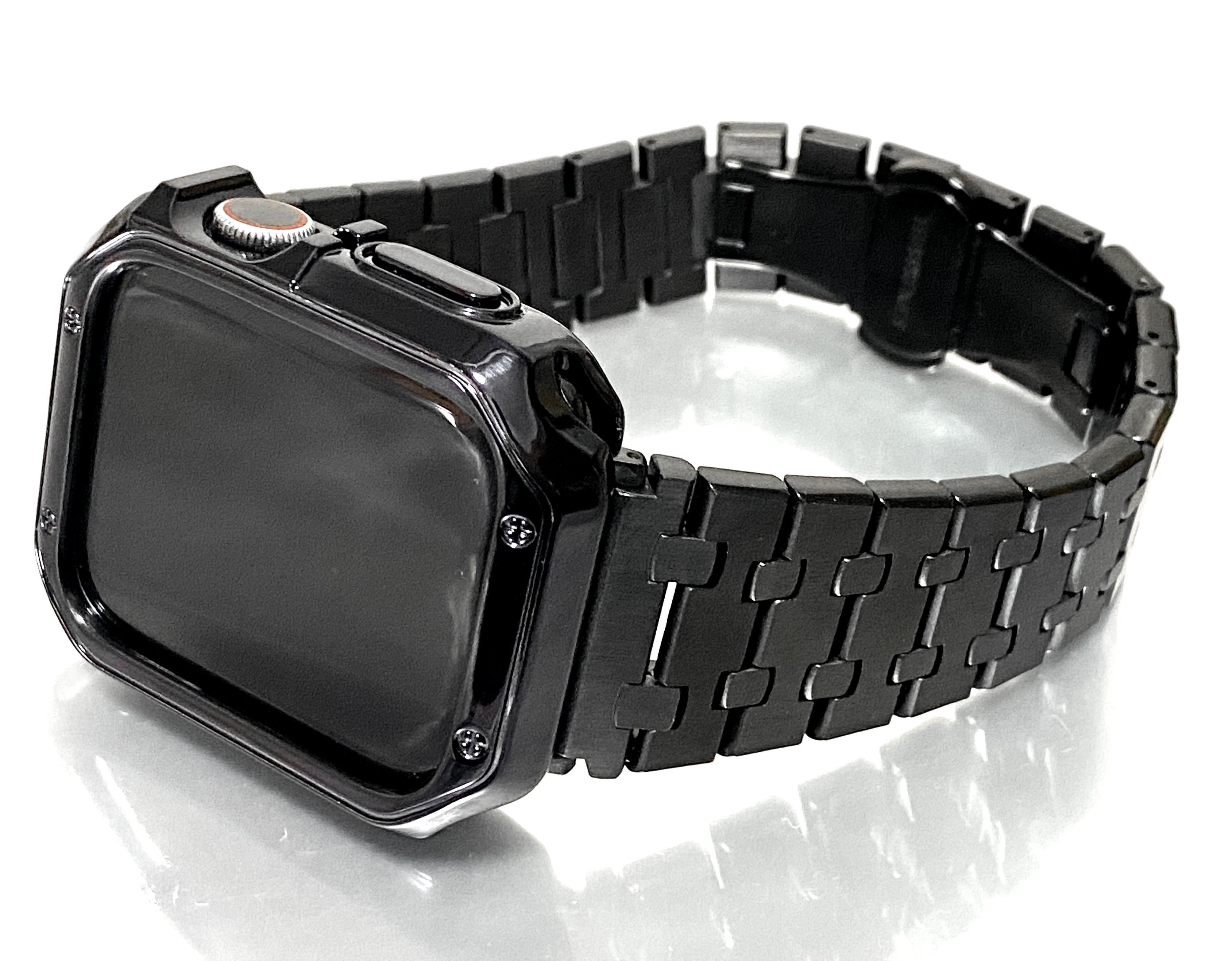 Apple Watch Series 10 46mm ケース＆バンドセット　圧倒的鏡面ブラック