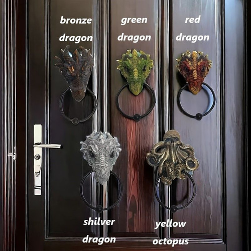 ドアノッカー エレガント ドラゴン オクトパス ユニーク ファンタジー