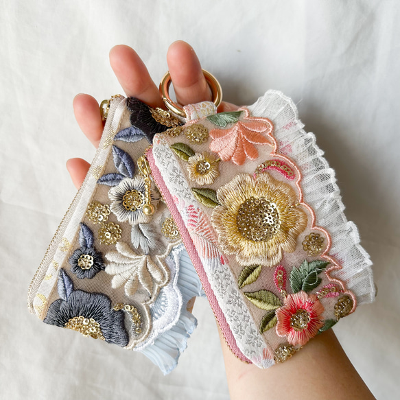459.470.471＊~＊母さんナース様専用＊~布リース インド刺繍