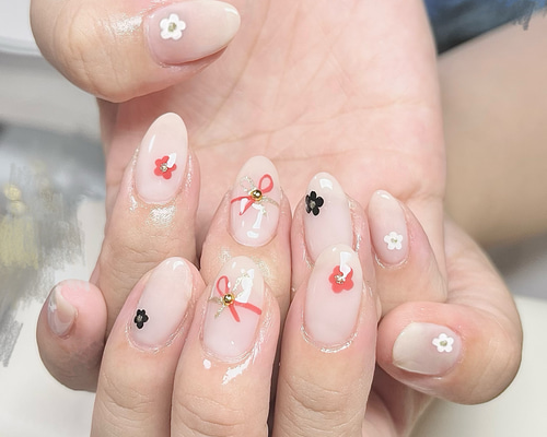 No.127】㊗️おめでたデザイン 新年 七五三 和装 シンプル ネイル