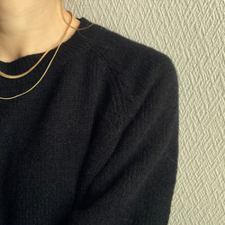 ーレイヤードスネークチェーンネックレスー　サージカルステンレス　チェーンネックレス　スネークチェーン　ネックレス 19枚目の画像