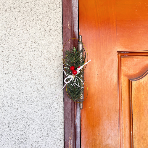 3日以内発送【再販】小さな若松と鶴の水引の迎春飾り｜正月飾り 玄関