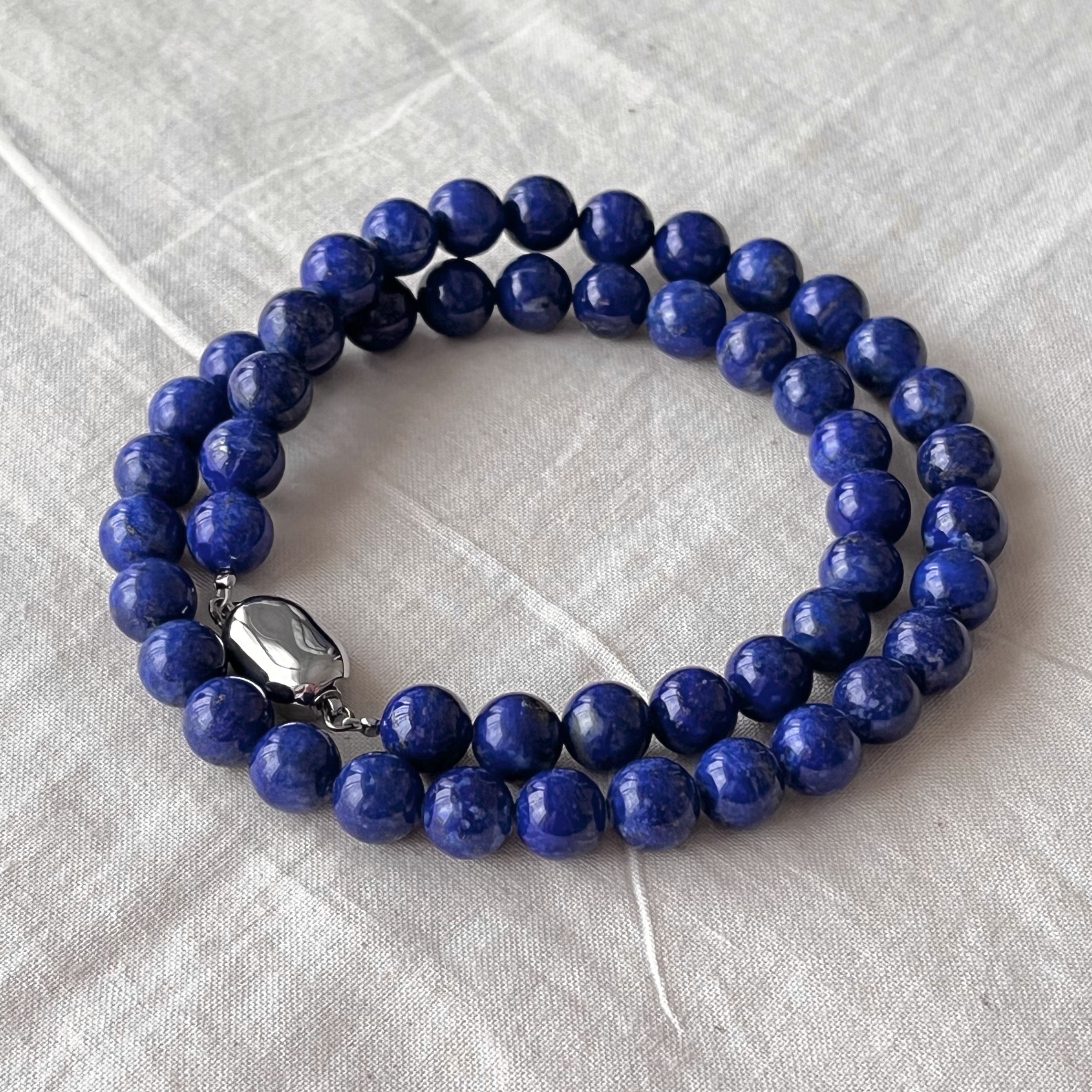 ラピスラズリのネックレス　（Nー234）