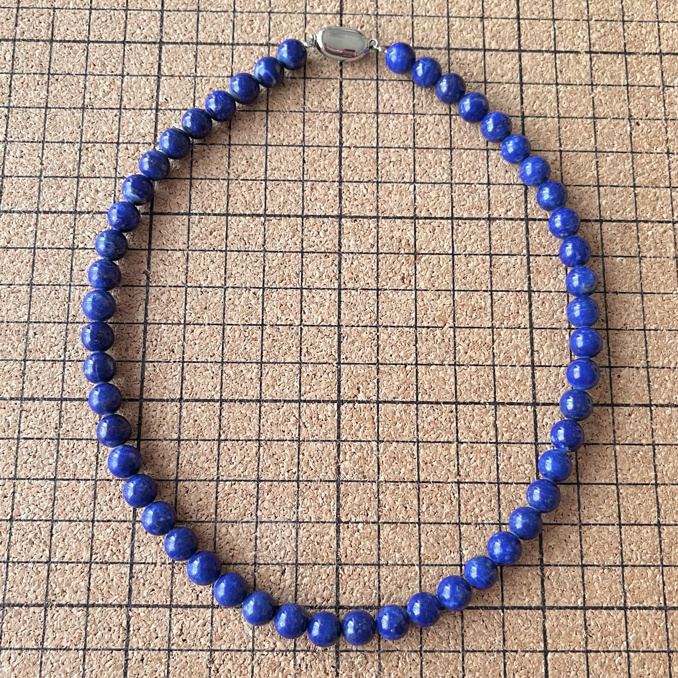 ラピスラズリのネックレス　（Nー234）