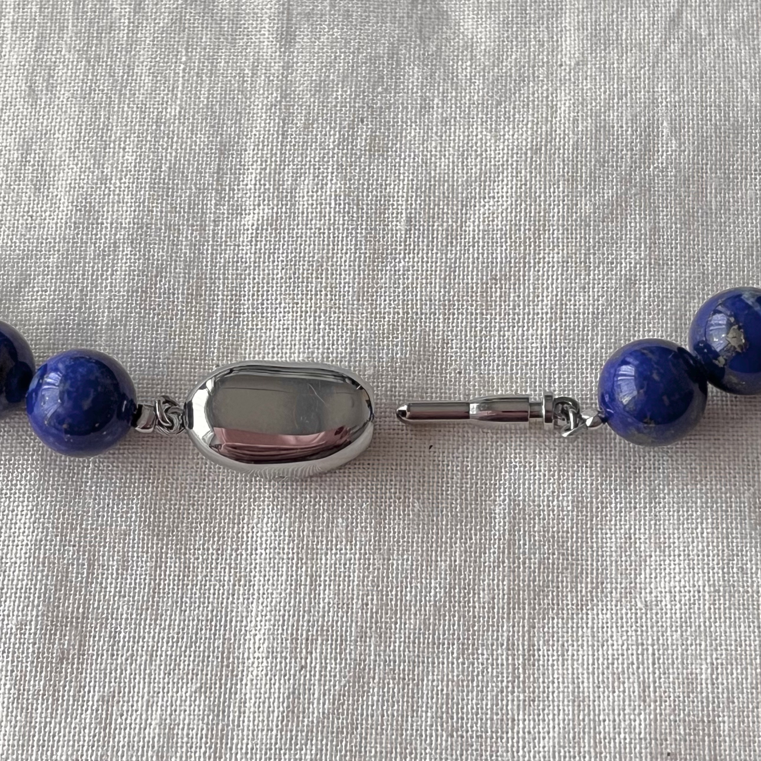 ラピスラズリのネックレス　（Nー234）