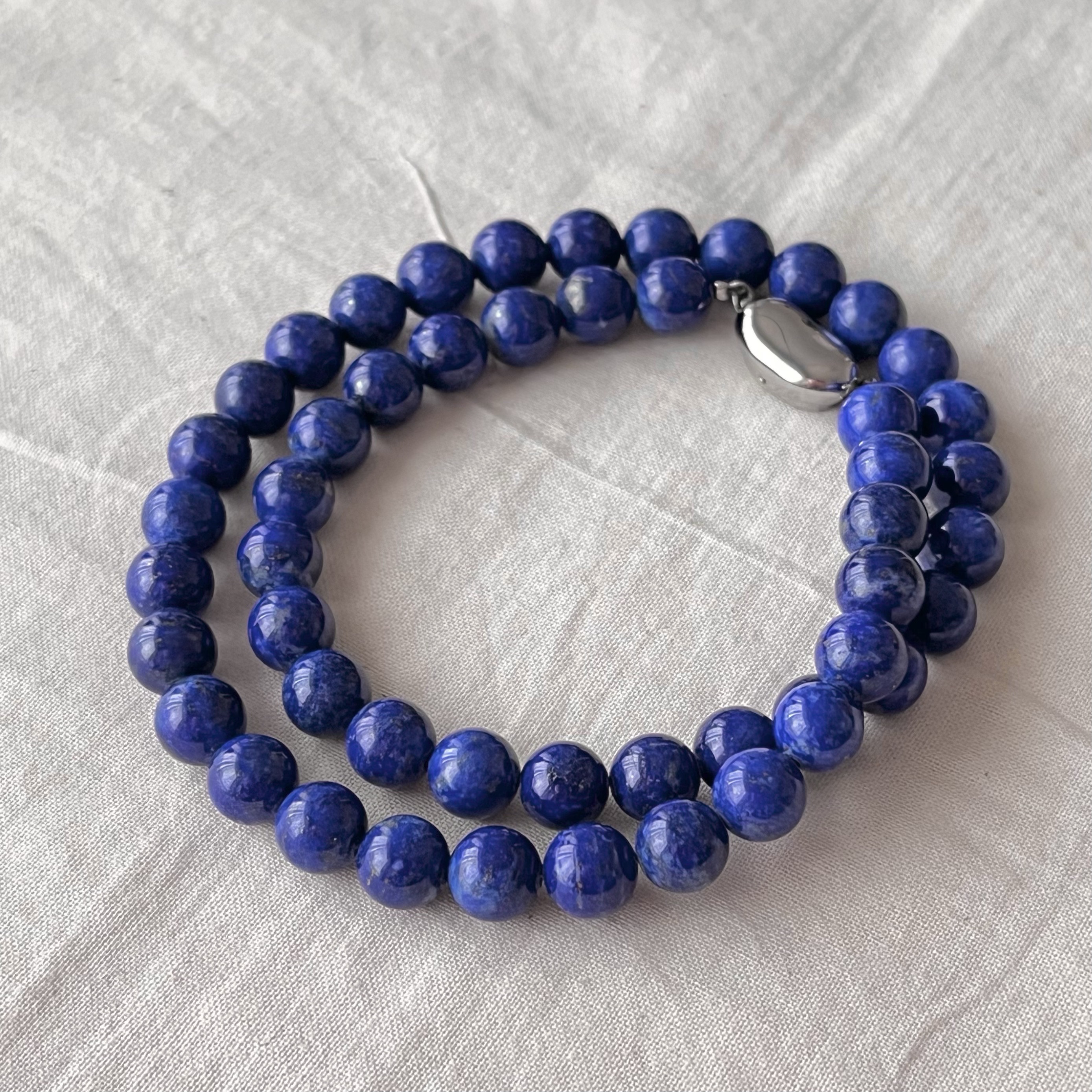 ラピスラズリのネックレス　（Nー234）