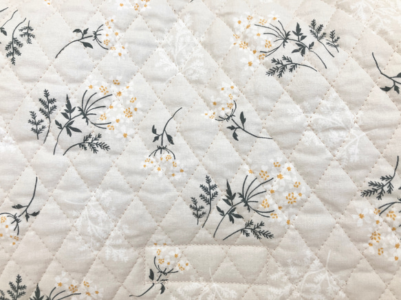 底角補強！デコレクションズ使用キルティングショルダーバック　通園　図書袋 7枚目の画像