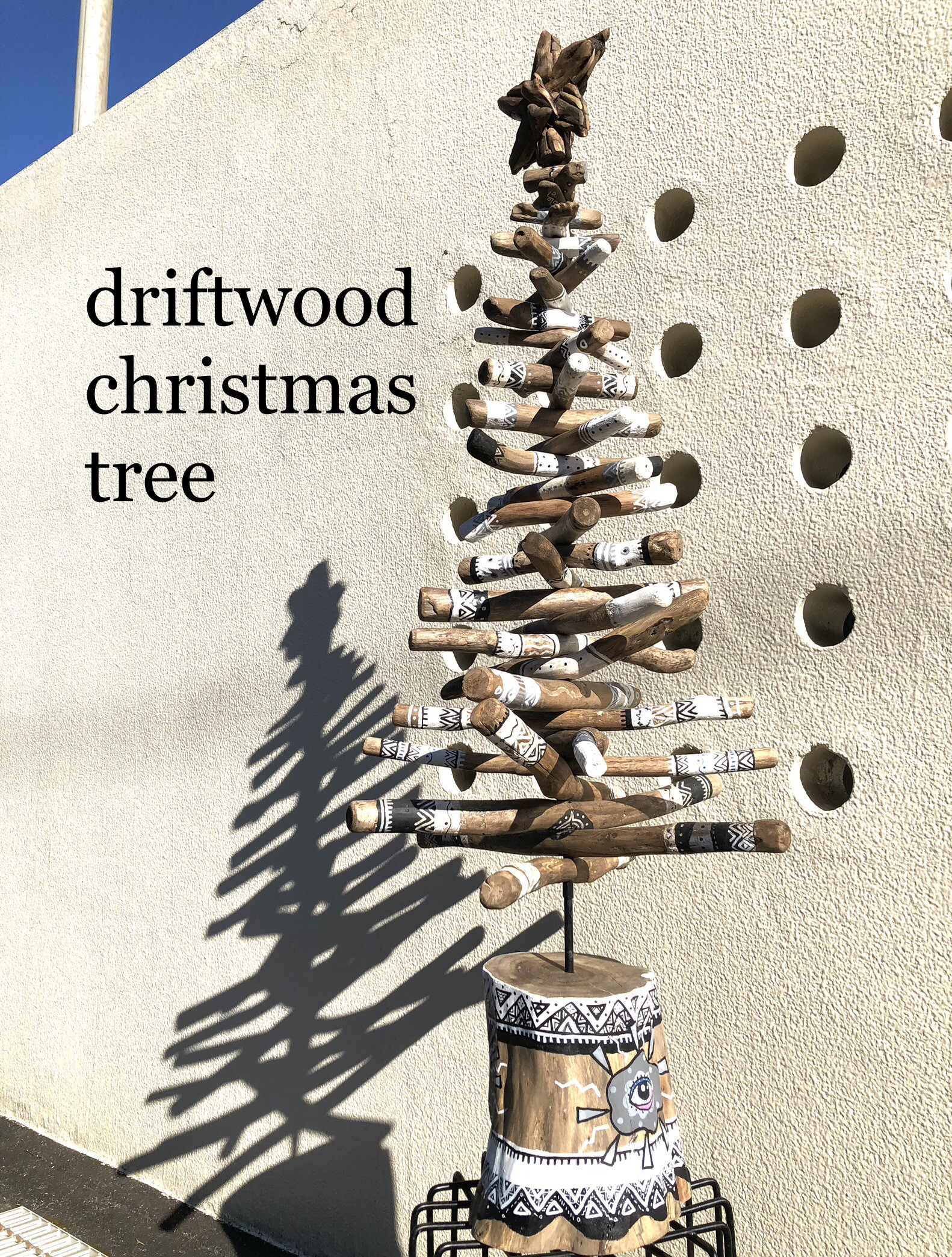 driftwood Xmas tree:流木のクリスマスツリー/Lサイズ