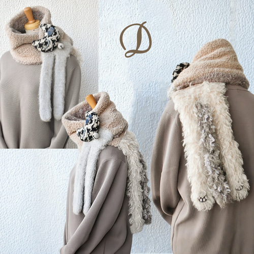 ねこさんmocoネックウォーマー☆Dちゃん ネックウォーマー imari