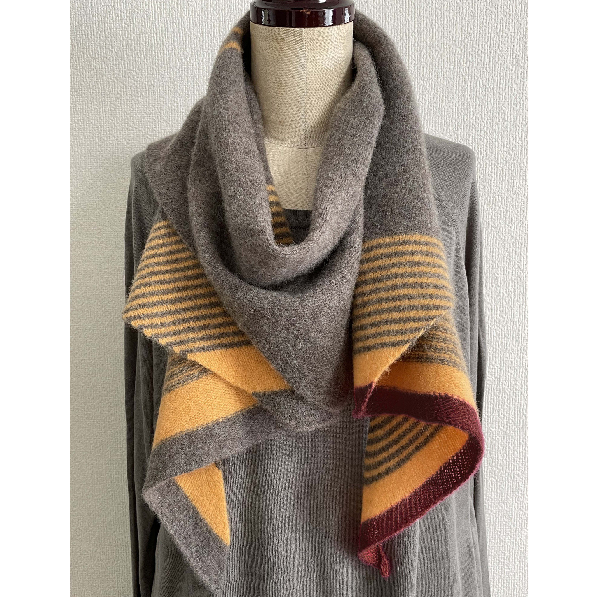 【カラーオーダー受注製作】ジグザグなマフラー