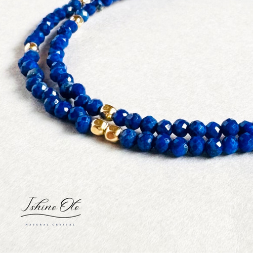 2AB72　ラピスラズリ　ブレスレット　14K　美品 2AB72 ラピスラズリ ブレスレット 14K 美品 2AB72ラピスラズリ