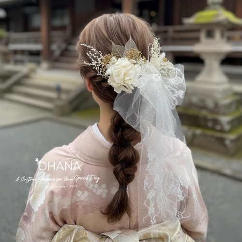 成人式 卒業式 結婚式 七五三 振袖 袴 和装 髪飾り リボンヘア ヘッド