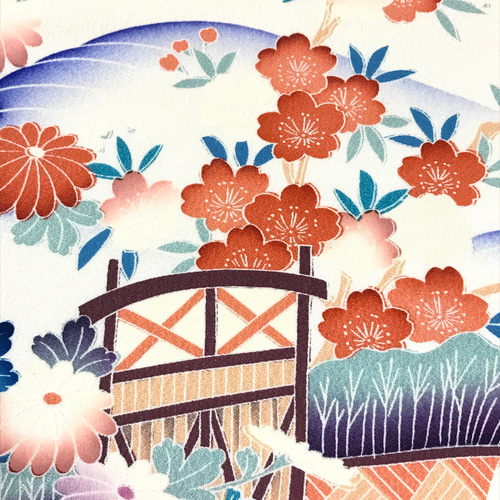 正絹】着物リメイク 豪華振袖ドレス&ショールのセット／キャミ