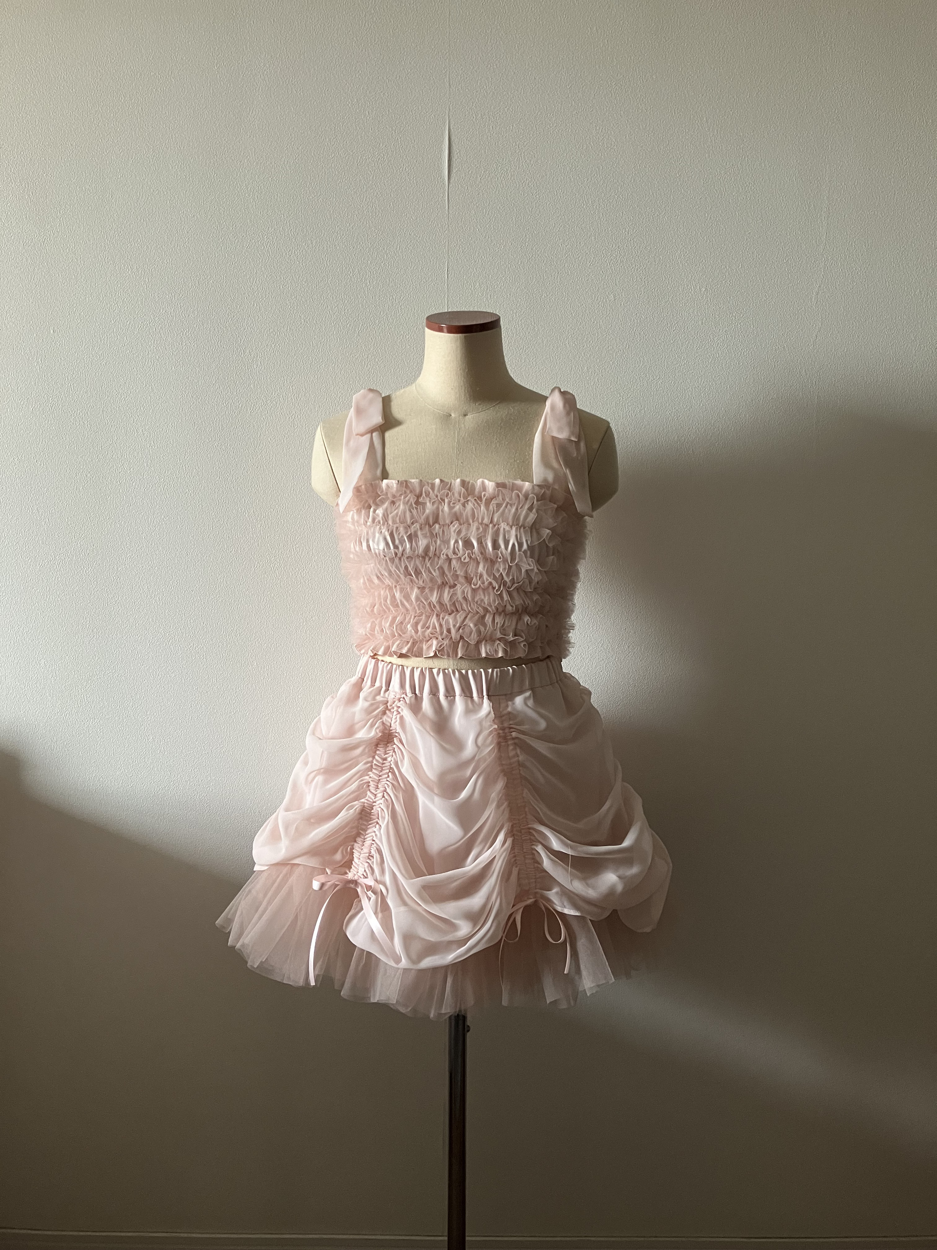 【受注生産】ふんわり♡ガーリープリンセギャザーススカート