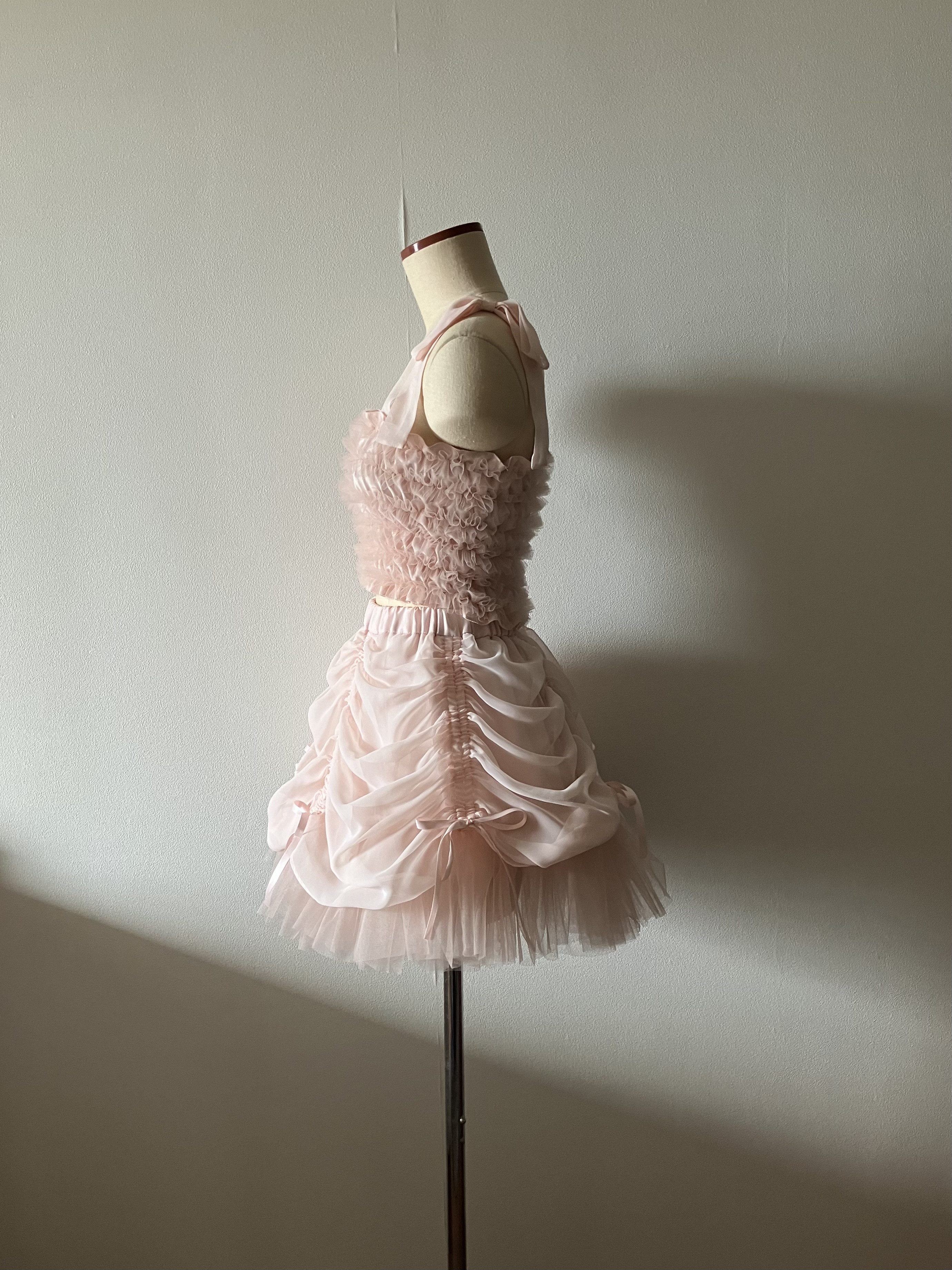 【受注生産】ふんわり♡ガーリープリンセギャザーススカート