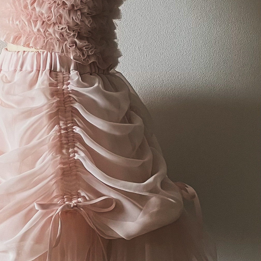 【受注生産】ふんわり♡ガーリープリンセギャザーススカート