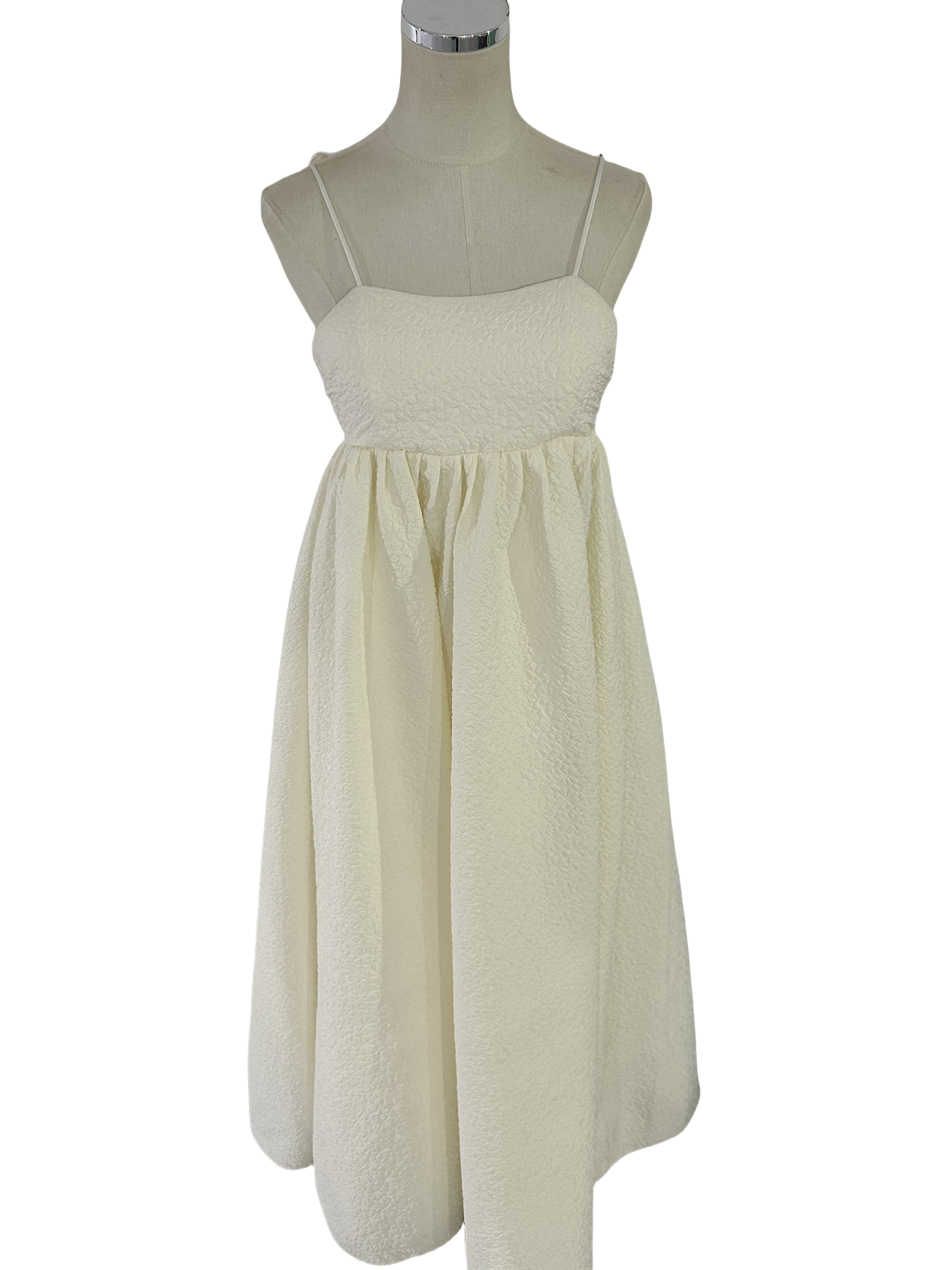 パーティードレス キャミソール エンパイアライ プリント模様 可愛い 前撮り 妊婦 2次会/合コン/デート