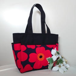 デニムリメイクバッグ 花柄 トートバッグ inankle_ka 通販 7589666