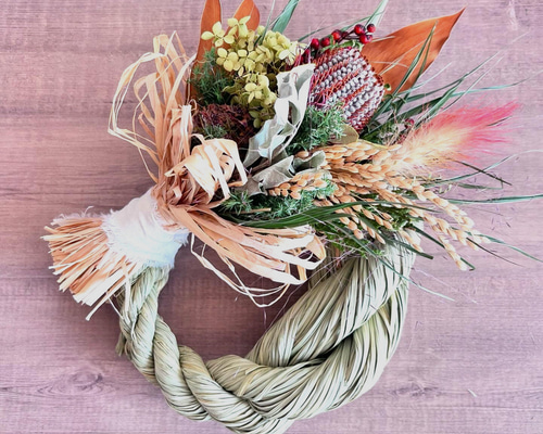 ご予約承ります＾＾】 2025年✨／お正月後も楽しめる♪しめ縄飾り