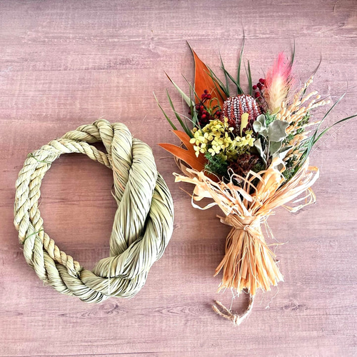 ご予約承ります＾＾】 2025年✨／お正月後も楽しめる♪しめ縄飾り