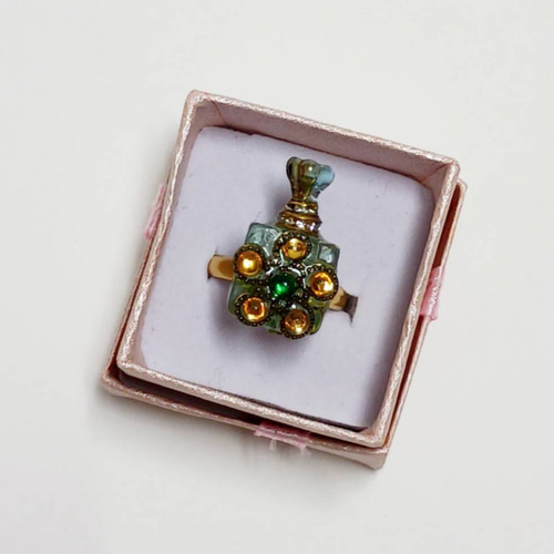 nago ミニチュア香水瓶 ストラップセット アクセサリーセット④ ミニチュア香水瓶 ピアス（フック