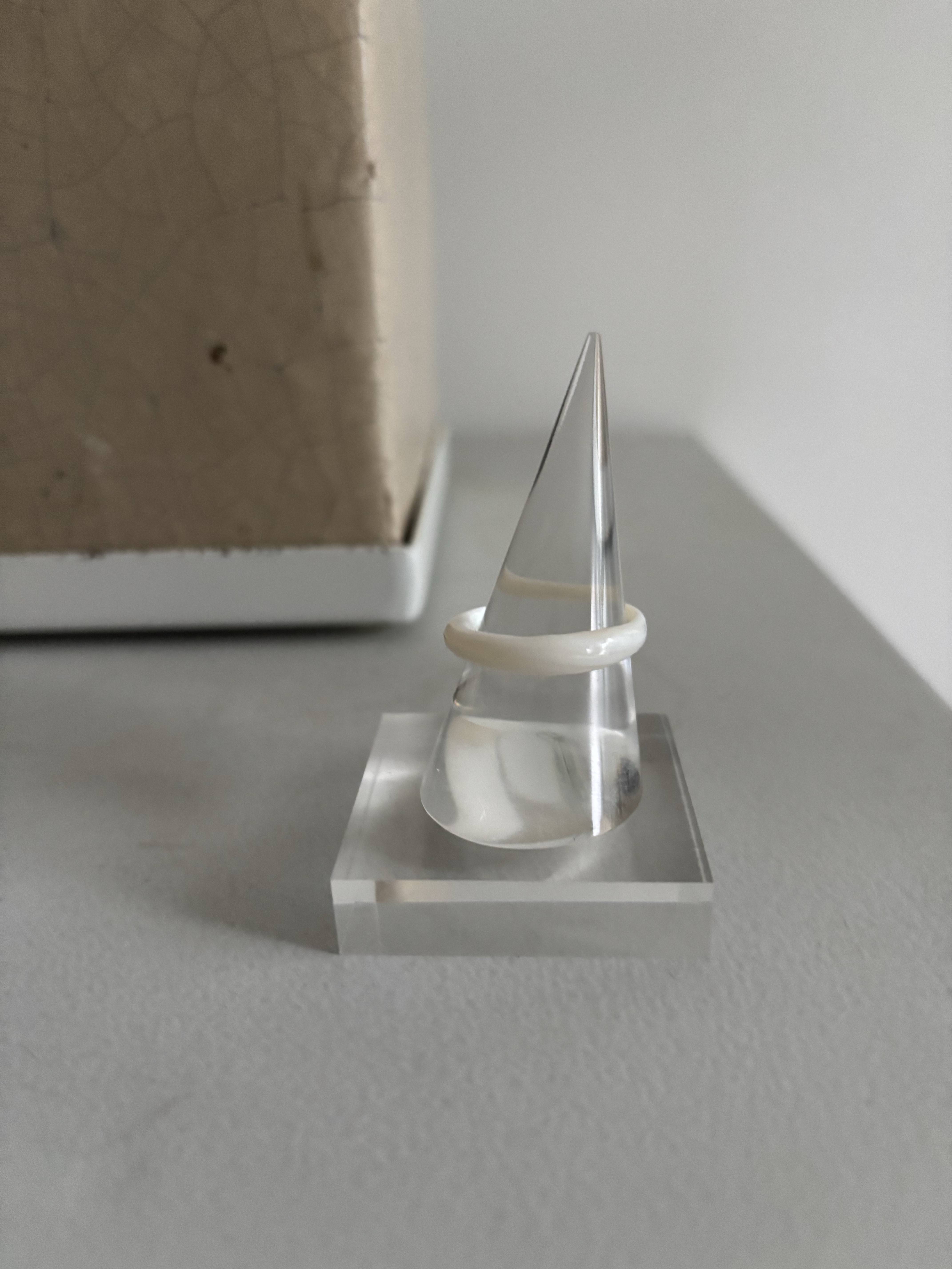 池蝶貝リング　１７号