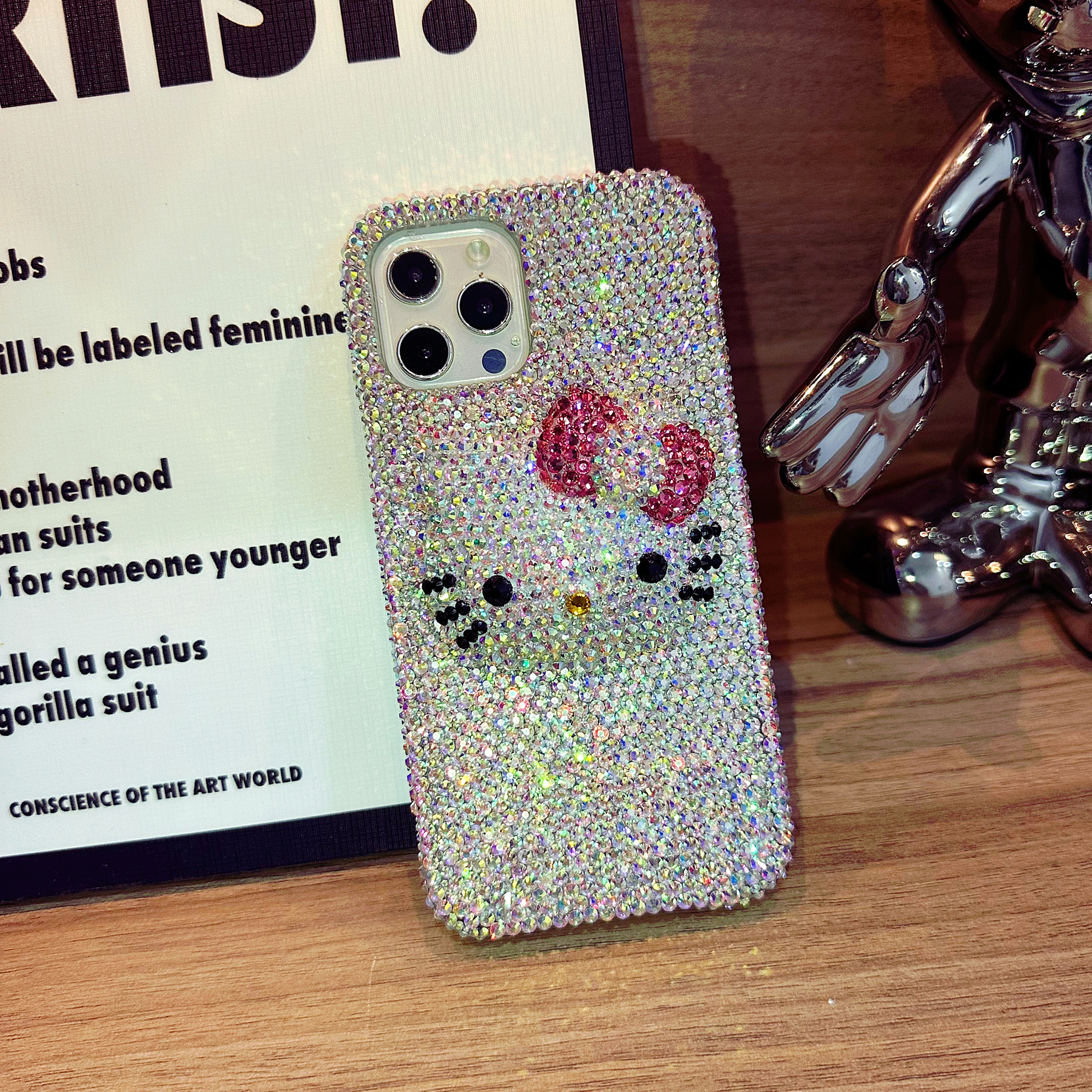 お姫様❤iPhone等　ショルダースマホケース/老舗高級プレミアムナチュラル