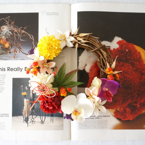 2025年新作】花盛華彩の新春リース しめ縄・しめ飾り hanahi.flower
