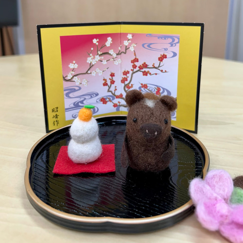 超早割お正月2026【受注販売】鏡餅 お正月飾りセット 鏡餅 squirrel