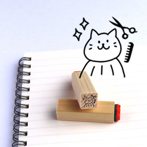 Ｍ132 美容院 猫 1枚目の画像