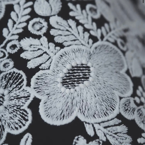 ミナペルホネン smile flower ポーチ mina perhonen smile flower ミニ ポーチ ミナペルホネン の刺繍