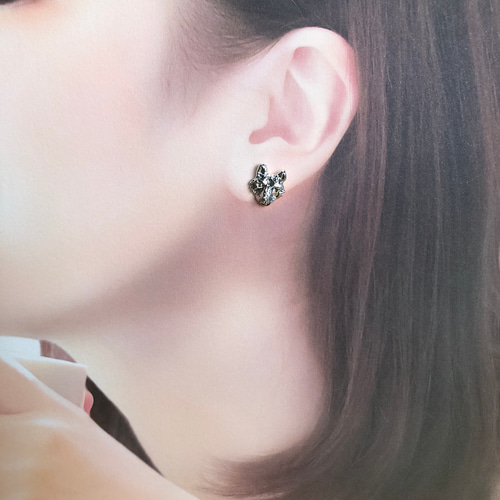 ライオン・オオカミ・チーター・ハイエナ/選択でイヤリング・ピアス