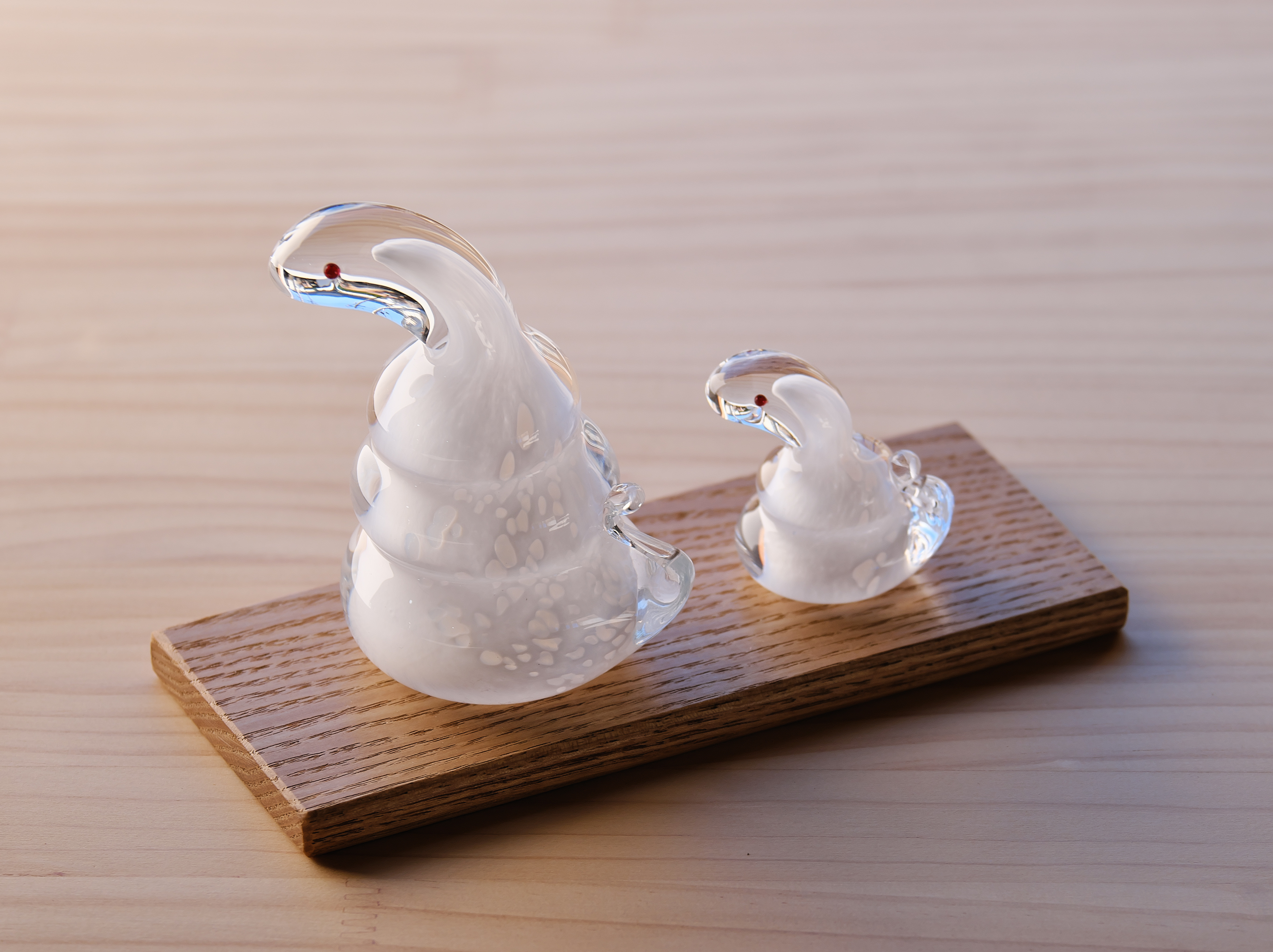 徳力本店　純金干支カード　巳年　へび　ガラスケース付