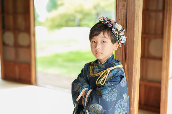 七五三 男の子 5歳 着物セット はめ込ん