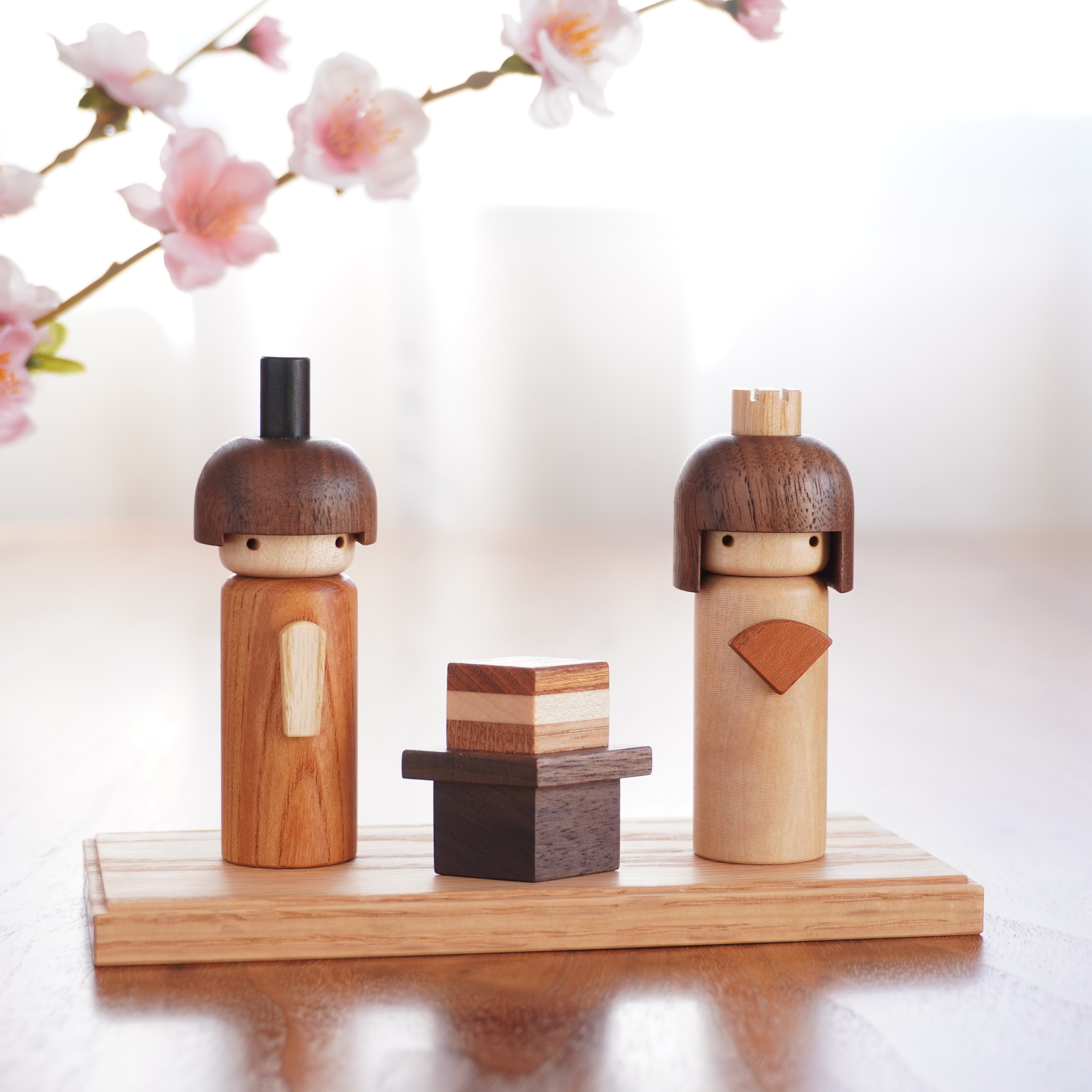 kokeshi雛　親王飾り　＊ひな祭り 雛人形＊