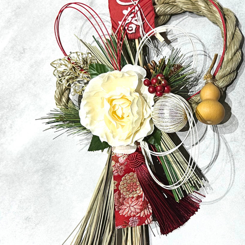 しめ縄 飾り おしゃれ 正月飾り 手作り 和風 しめ縄リース 販売 玄関