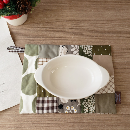 北欧 パッチワーク ランチョンマット キッチン雑貨 《プチギフト