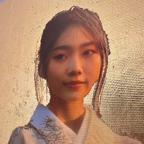 着物姿の女性の絵画 楽天市場】令和の浮世絵 和風 絵画 正方形ポスター 四角 版画