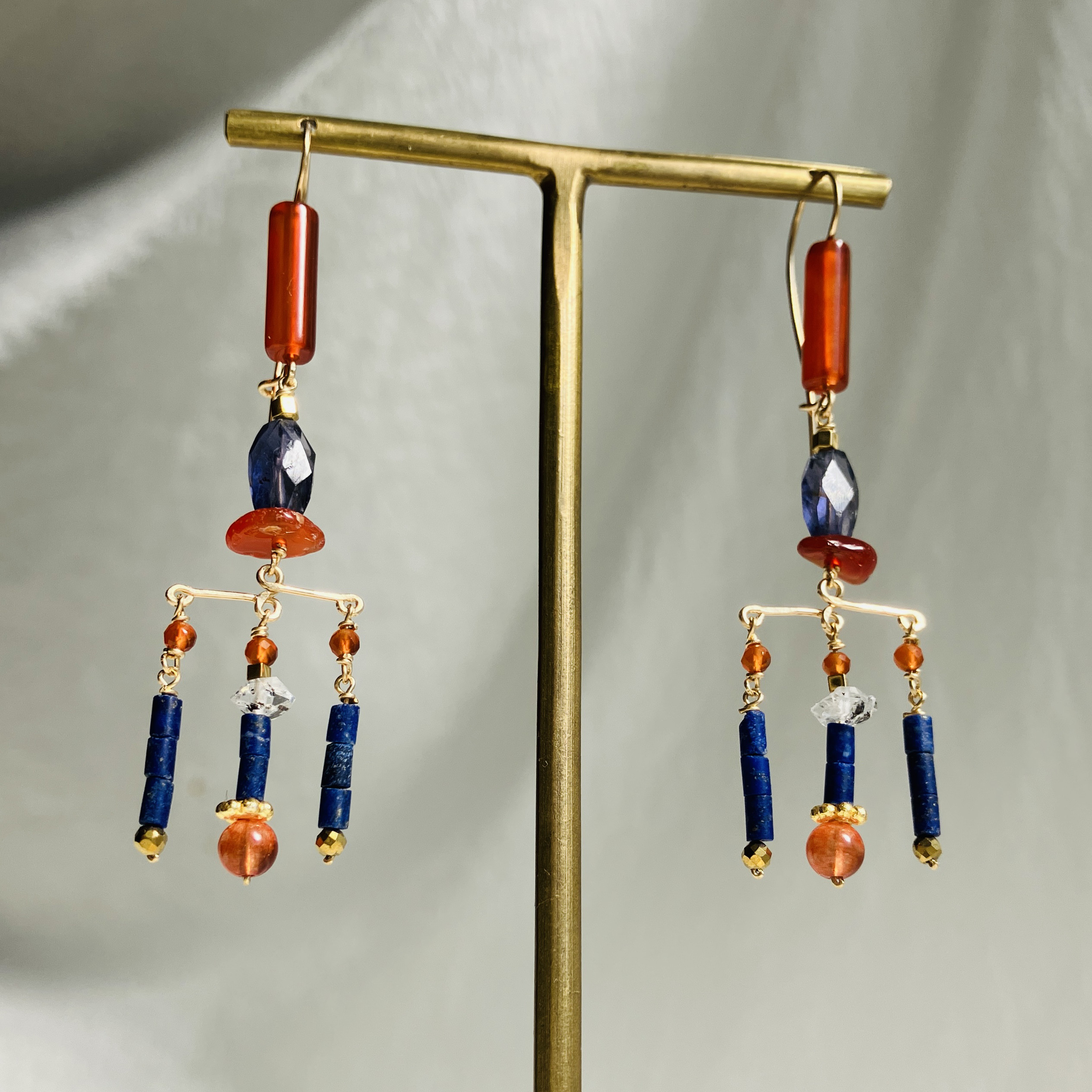 Napoléon　ナポレオン　K１４gfキドニーフックピアス　１点もの　イヤリング等変更可