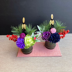 数量限定／毎年飾れる【大人気】お正月 ミニ門松 ー竹風器 お正月飾り